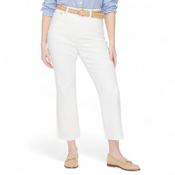 J. Crew Tall curvy mid-rise flare crop jean in signature stretch Size 32 Tall - Picture 1 of 13